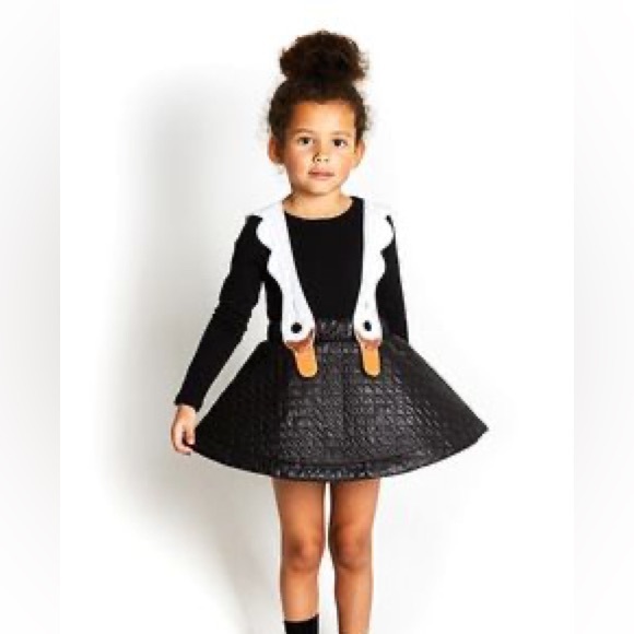 WAUW CAPOW Swan Pinafore Dress 3-4 years - Picture 3 of 3